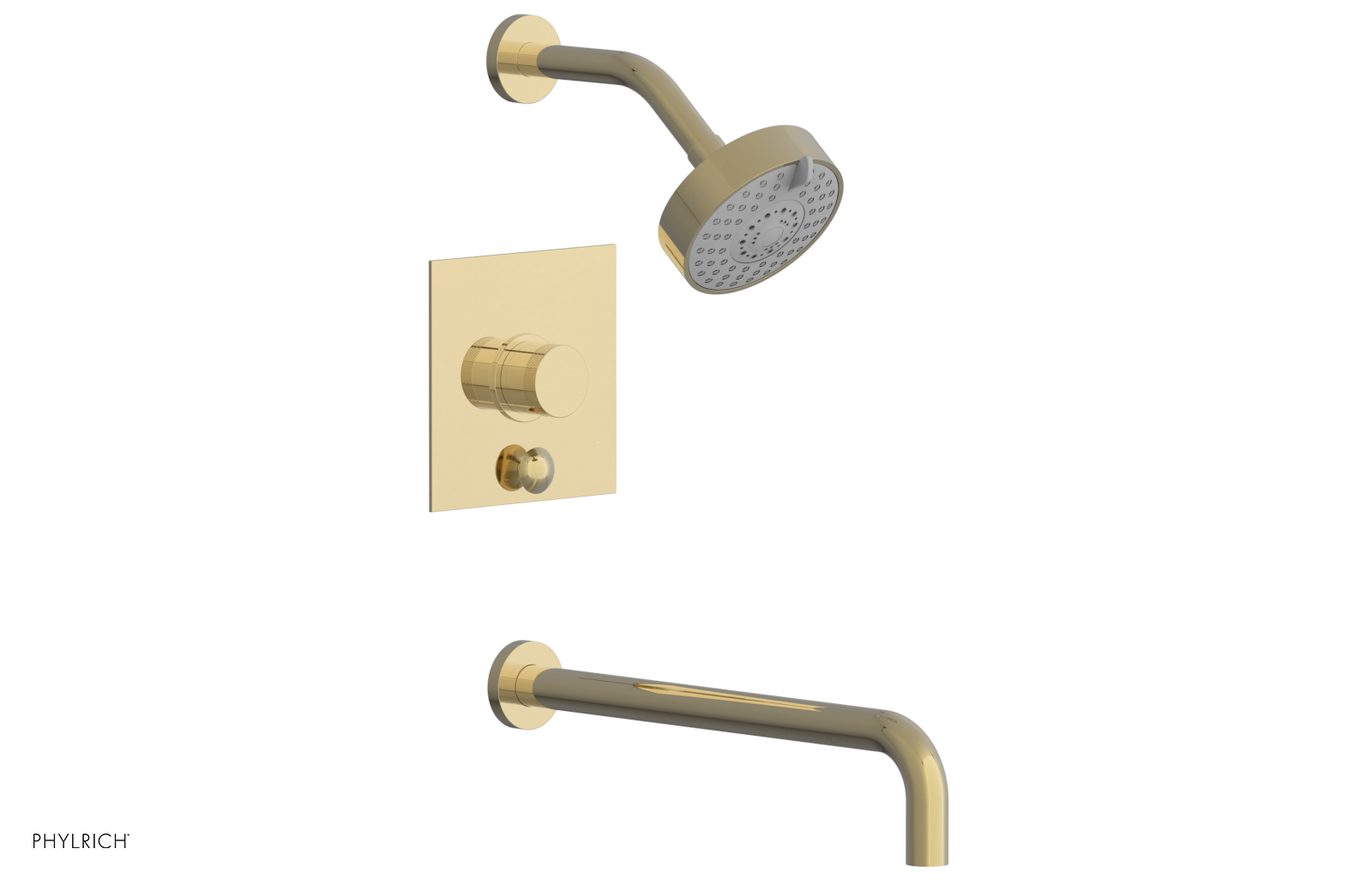 BASIC II 14" Pressure Balance Tub and Shower Set 230S-26-14