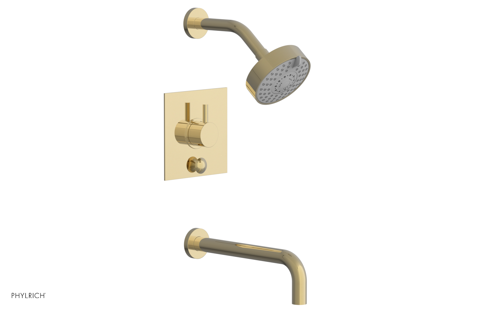 BASIC II 10" Pressure Balance Tub and Shower Set 230S-29-10