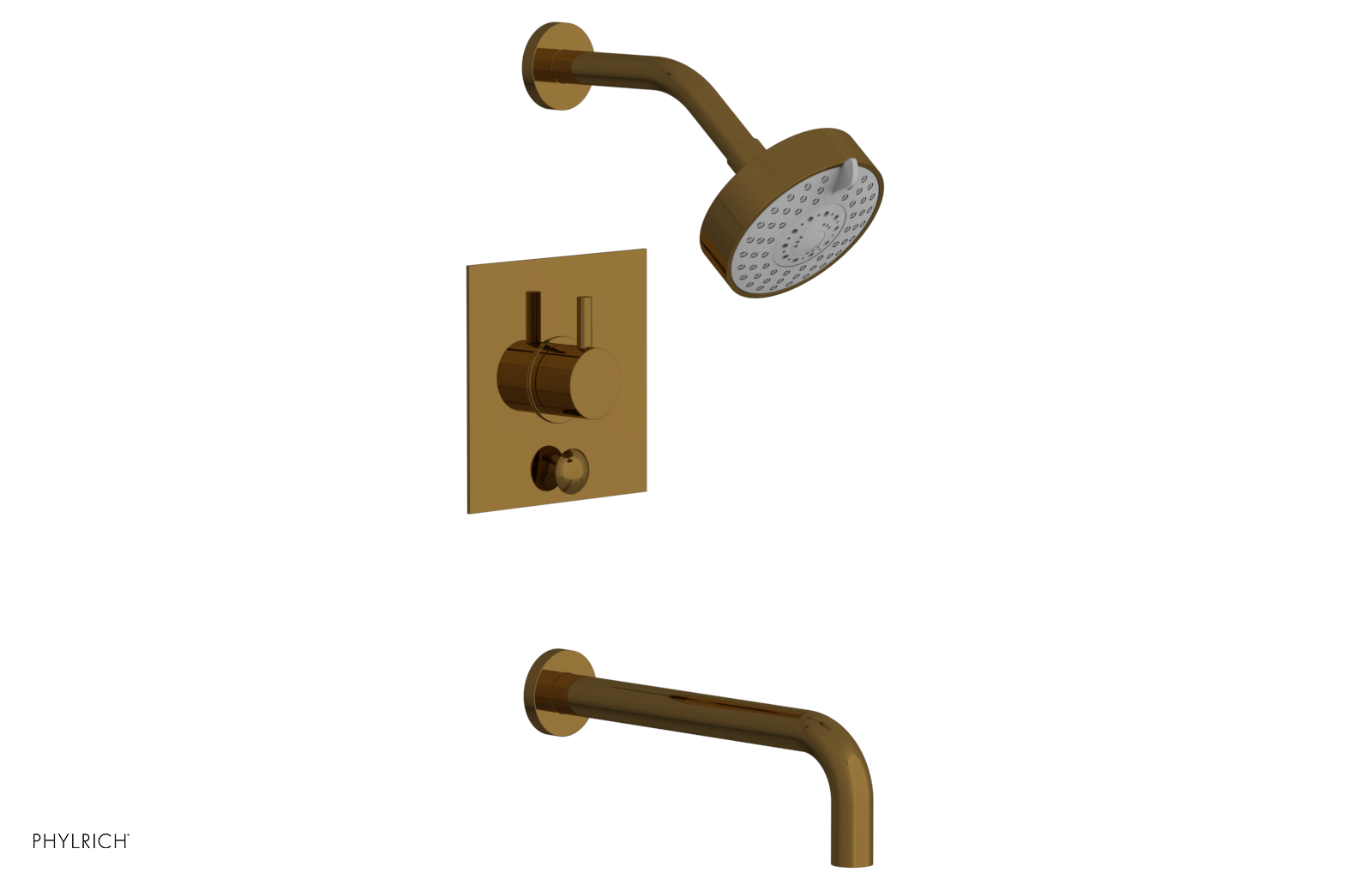 BASIC II 10" Pressure Balance Tub and Shower Set 230S-29-10