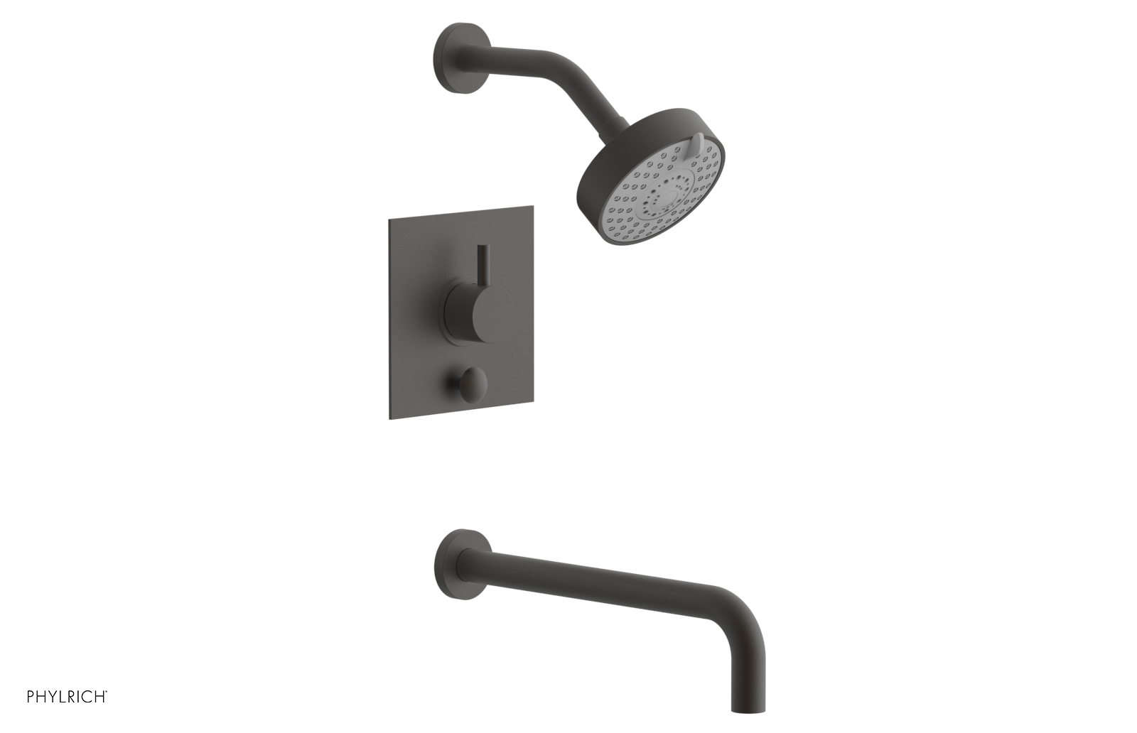 BASIC II 12" Pressure Balance Tub and Shower Set 230S-29-12