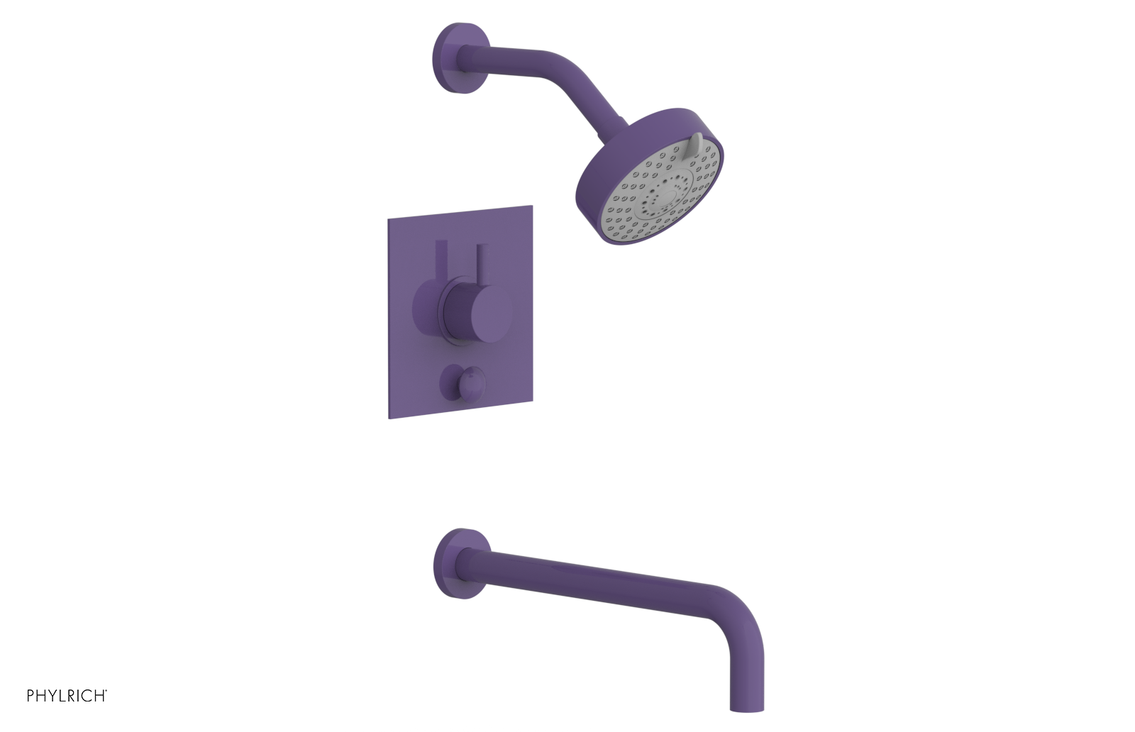 BASIC II 12" Pressure Balance Tub and Shower Set 230S-29-12