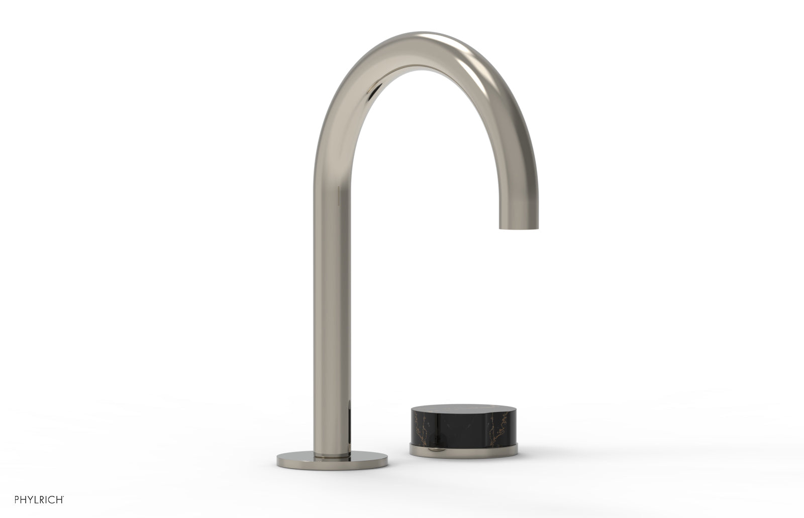 CIRC - Single Handle Faucet - High Spout, Marble Handles 250-06