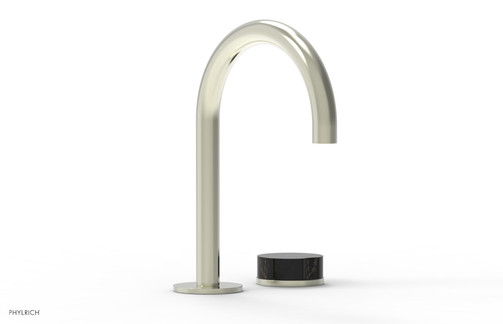 CIRC - Single Handle Faucet - High Spout, Marble Handles 250-06