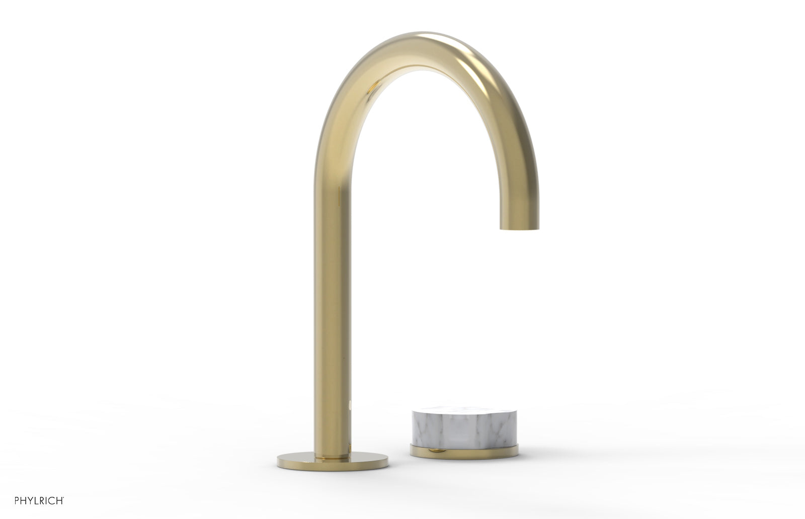 CIRC - Single Handle Faucet - High Spout, Marble Handles 250-06
