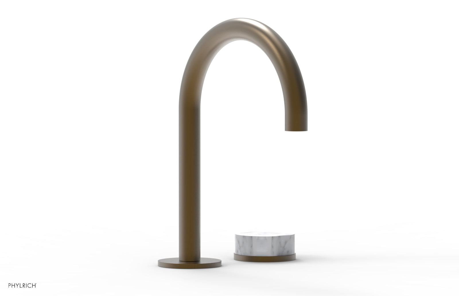 CIRC - Single Handle Faucet - High Spout, Marble Handles 250-06