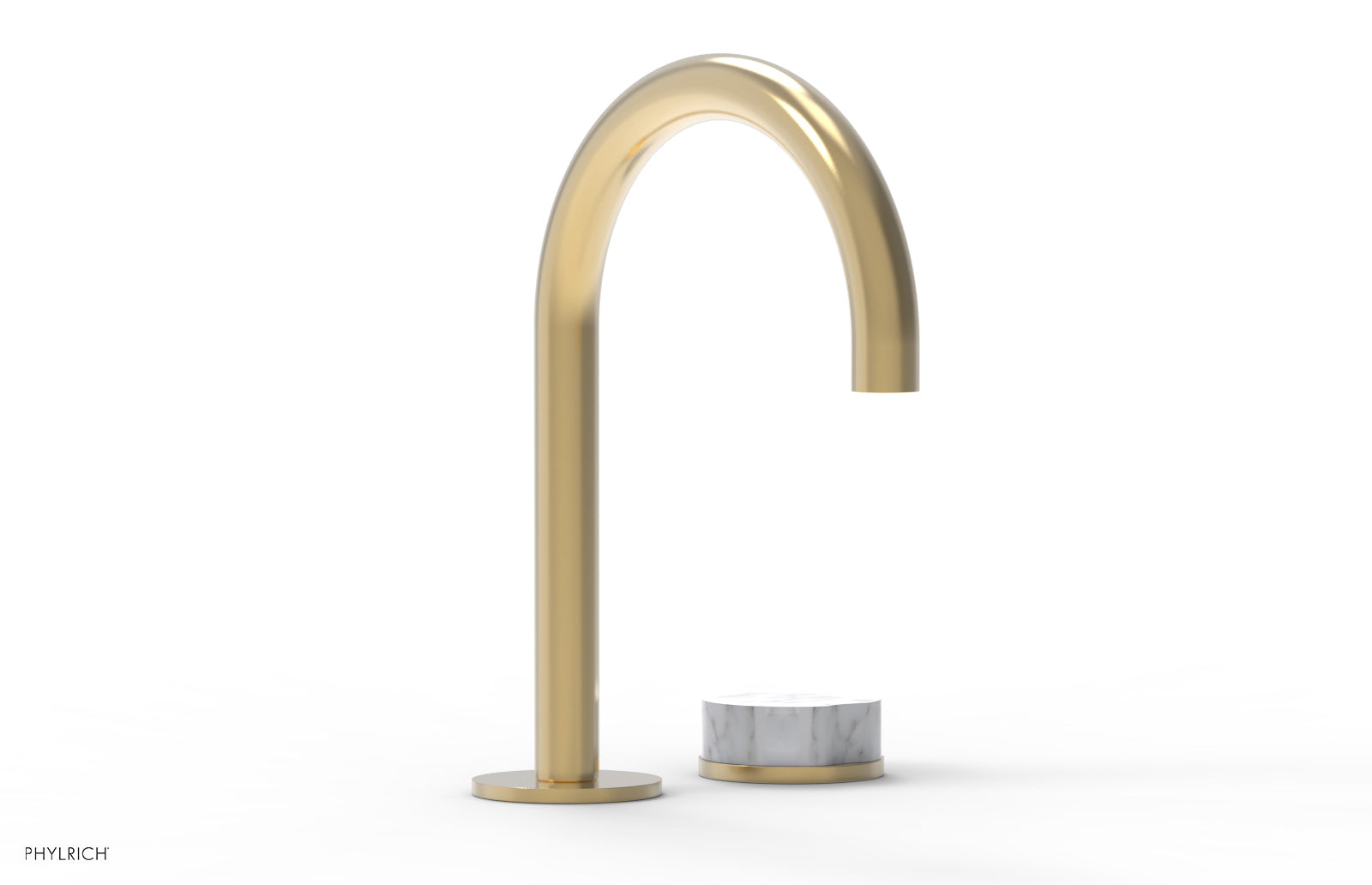 CIRC - Single Handle Faucet - High Spout, Marble Handles 250-06