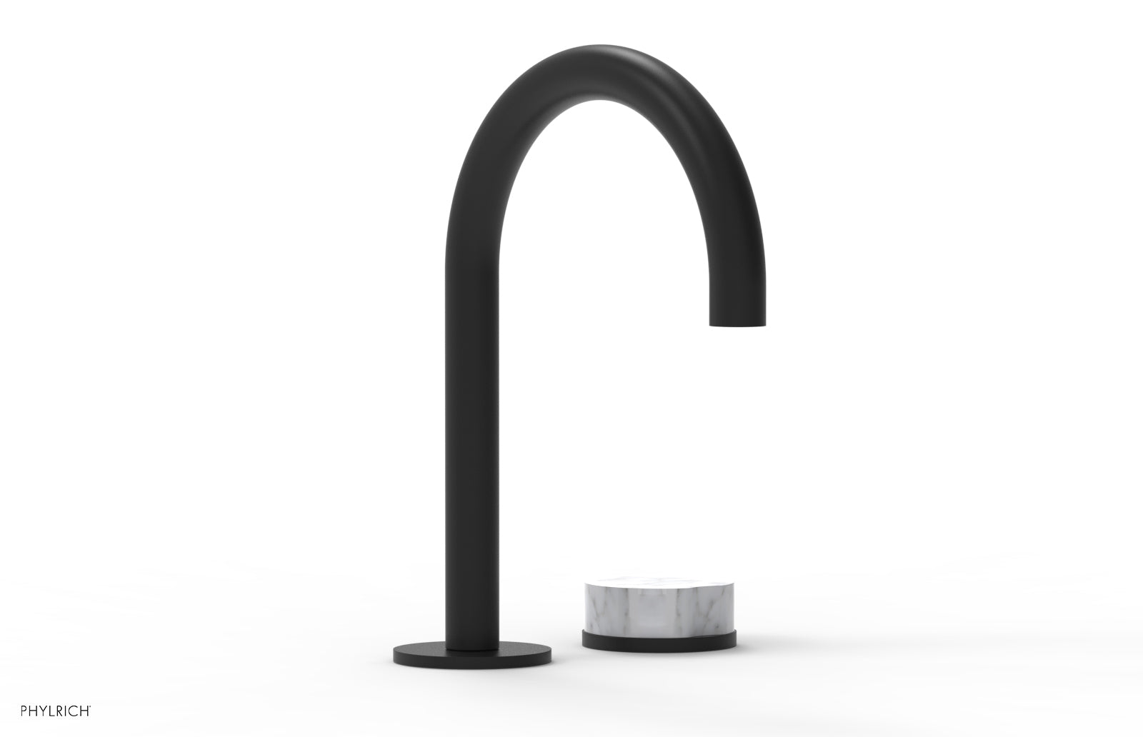 CIRC - Single Handle Faucet - High Spout, Marble Handles 250-06