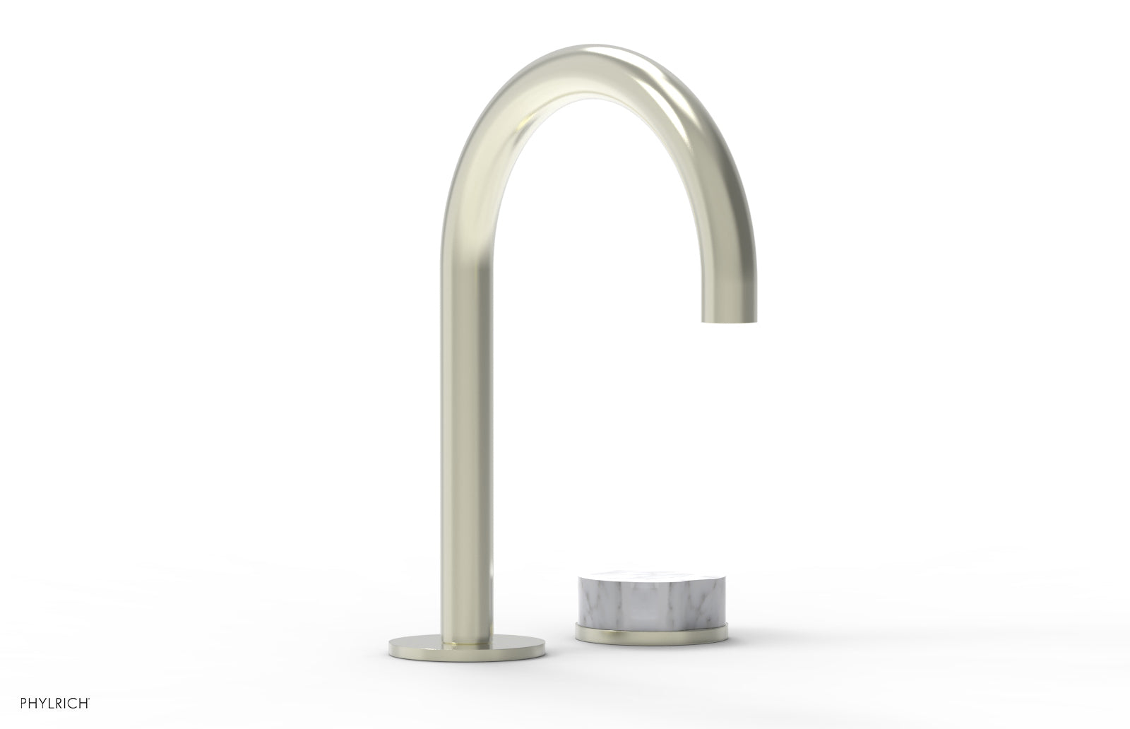 CIRC - Single Handle Faucet - High Spout, Marble Handles 250-06