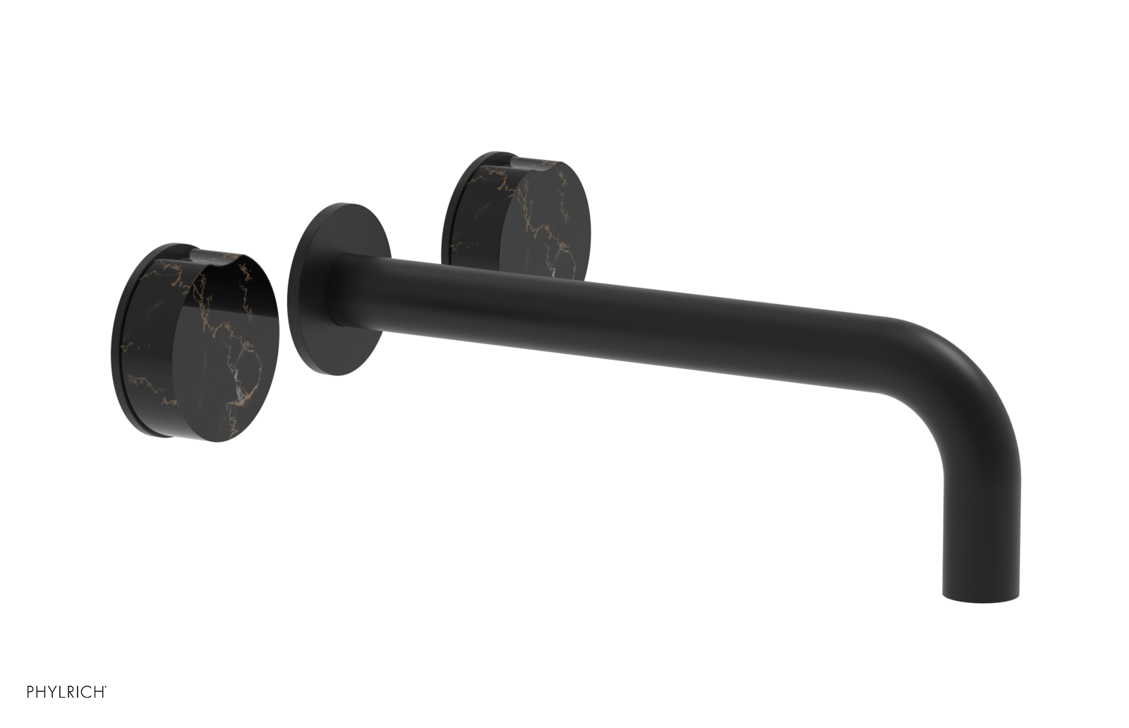 CIRC - 10" Wall Lavatory Set , Marble Handles 250-13-10