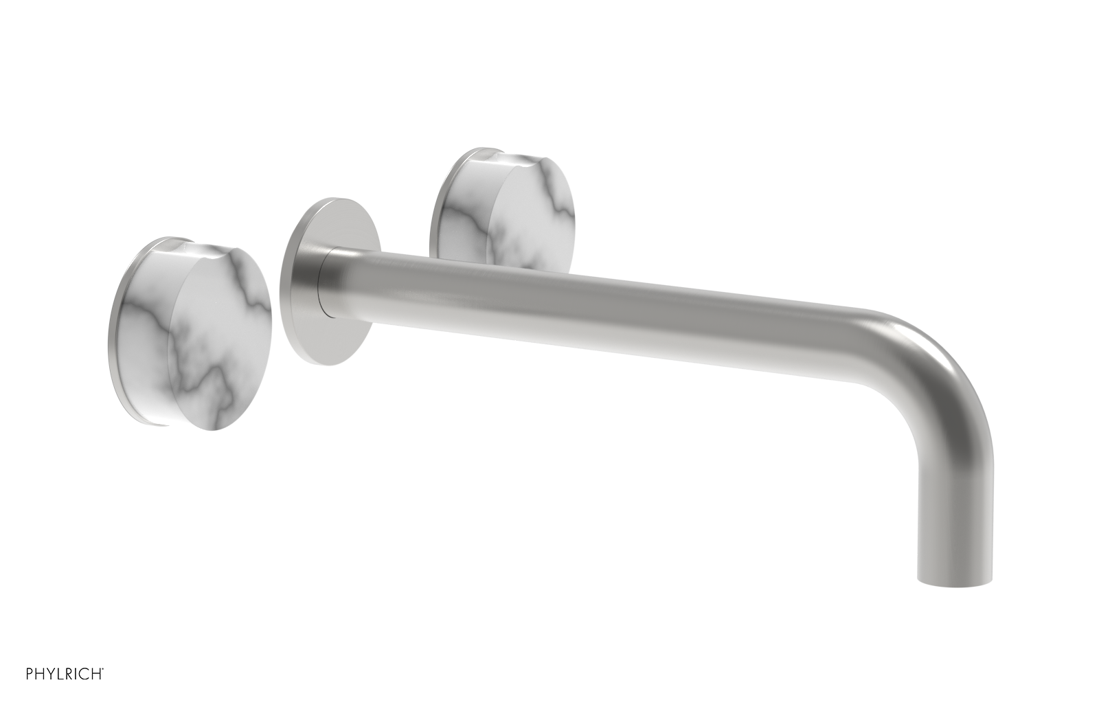 CIRC - 10" Wall Lavatory Set , Marble Handles 250-13-10