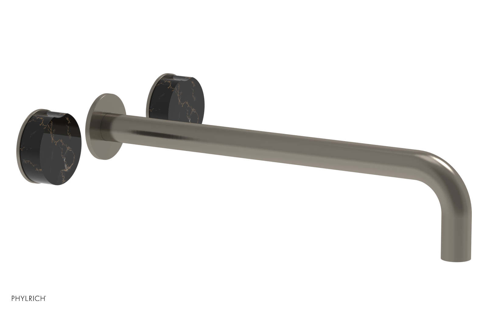CIRC - 14" Wall Tub Set - Black Marble Handles 250-58-14