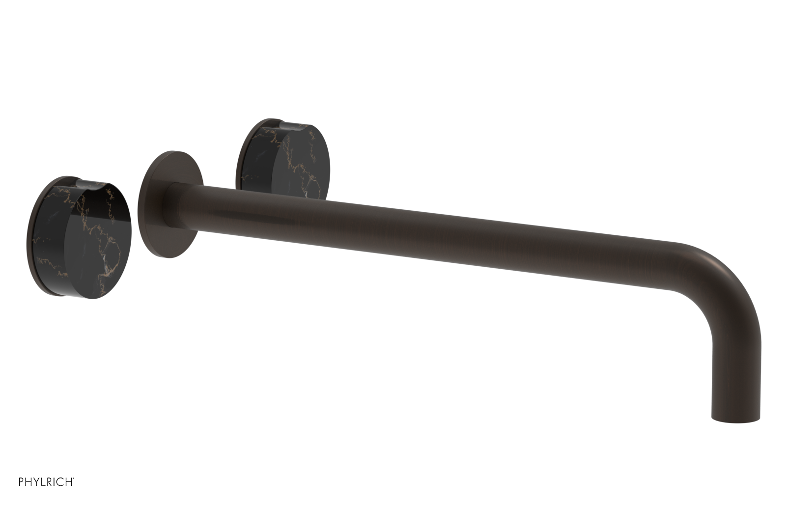 CIRC - 14" Wall Tub Set - Black Marble Handles 250-58-14