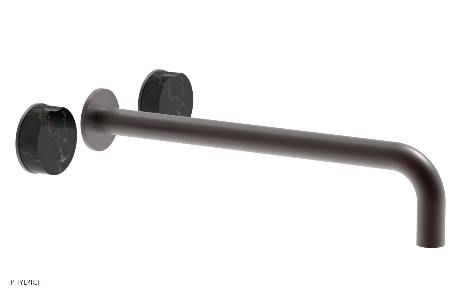 CIRC - 14" Wall Tub Set - Black Marble Handles 250-58-14