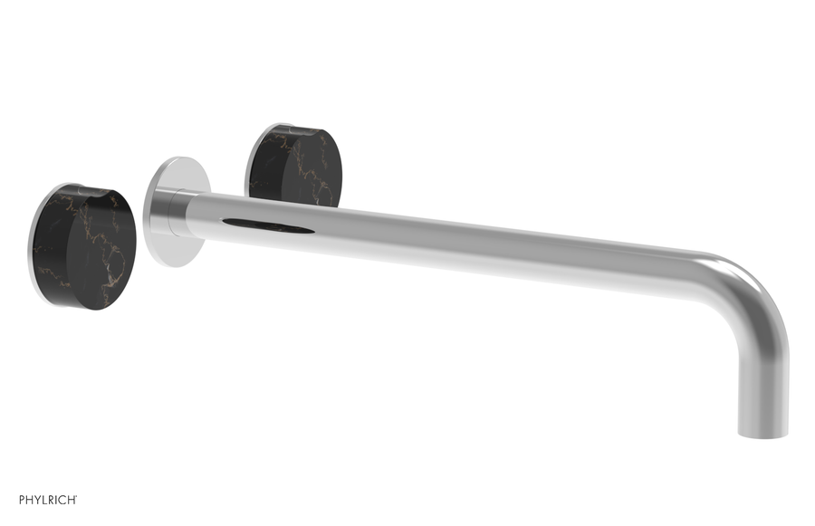 CIRC - 14" Wall Tub Set - Black Marble Handles 250-58-14