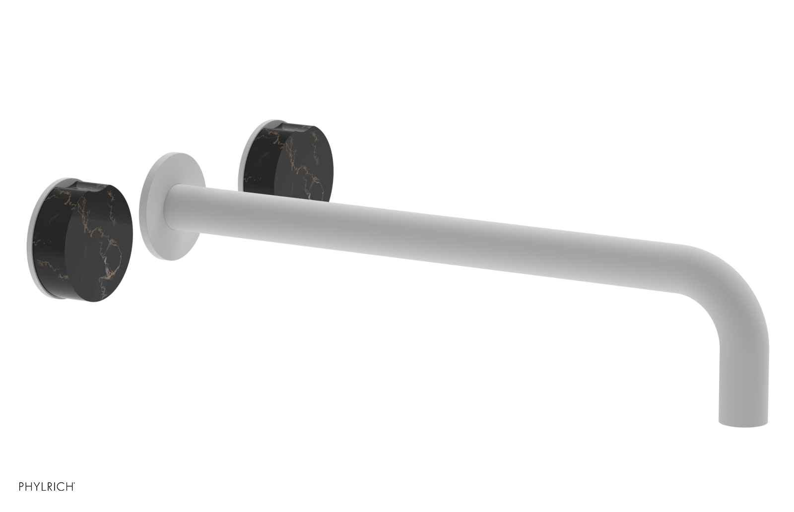 CIRC - 14" Wall Tub Set - Black Marble Handles 250-58-14