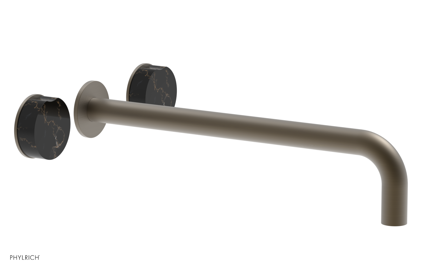 CIRC - 14" Wall Tub Set - Black Marble Handles 250-58-14