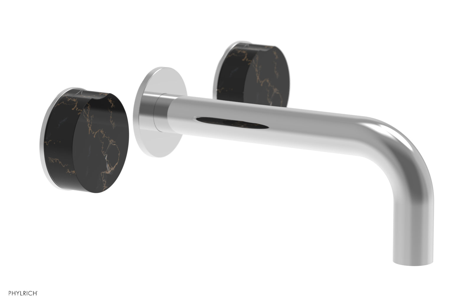 CIRC - Wall Lavatory Set , Marble Handles 250-13