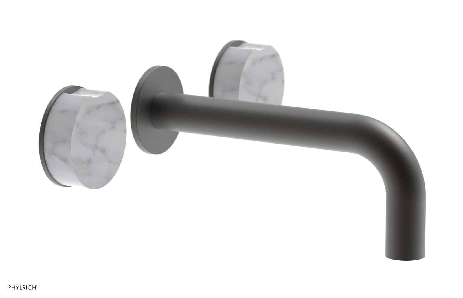 CIRC - Wall Lavatory Set , Marble Handles 250-13