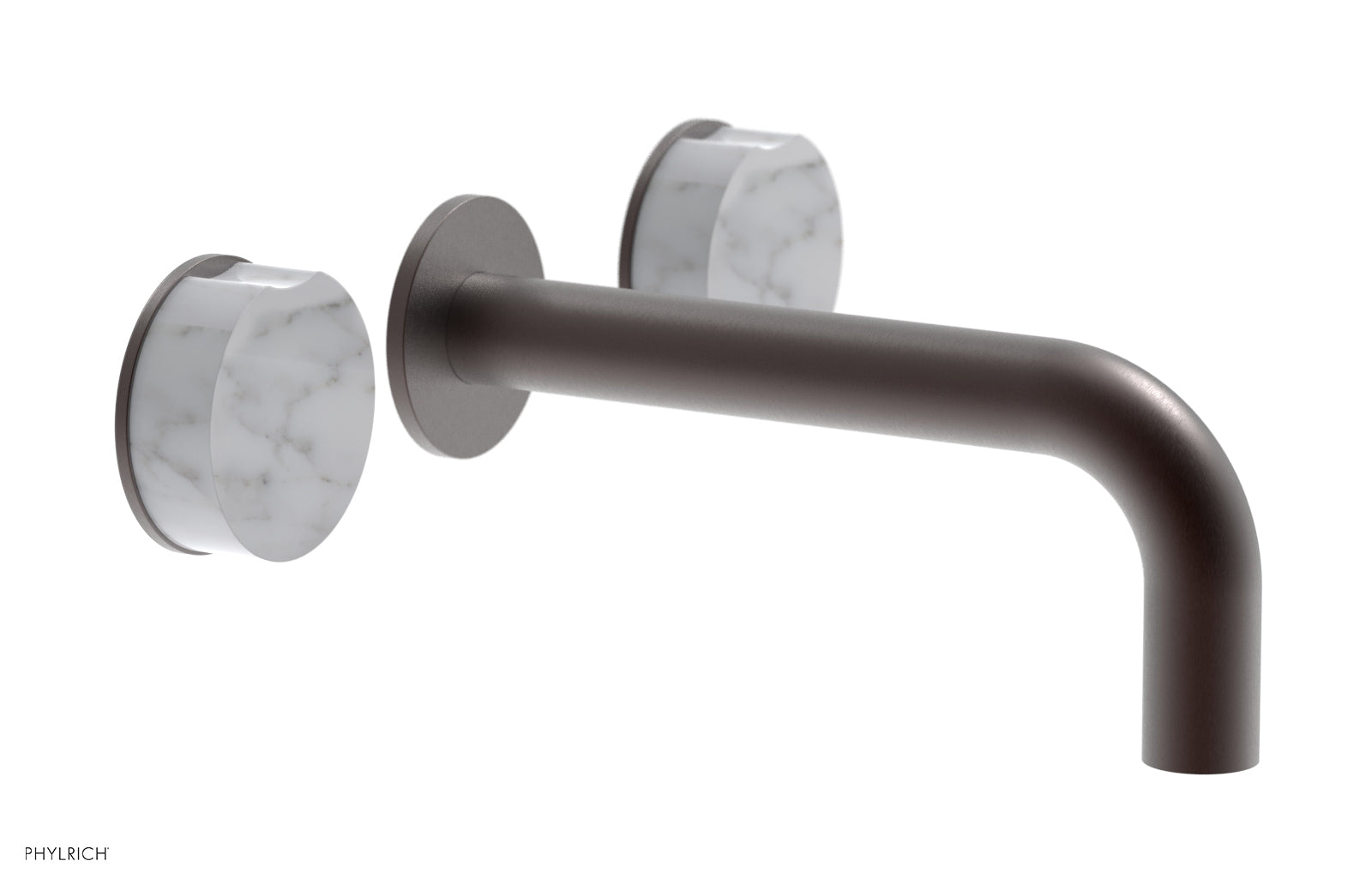 CIRC - Wall Lavatory Set , Marble Handles 250-13