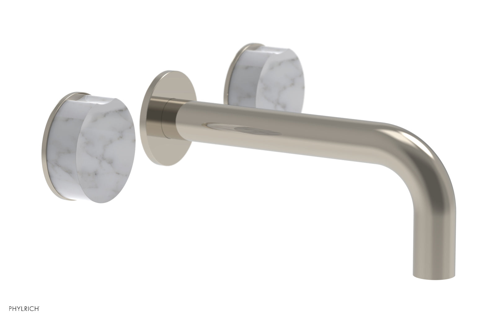 CIRC - Wall Lavatory Set , Marble Handles 250-13