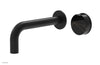 CIRC - Single Handle Wall Lavatory Set - Black Marble Handle 250-17