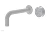 CIRC - Single Handle Wall Lavatory Set - White Marble Handle 250-17