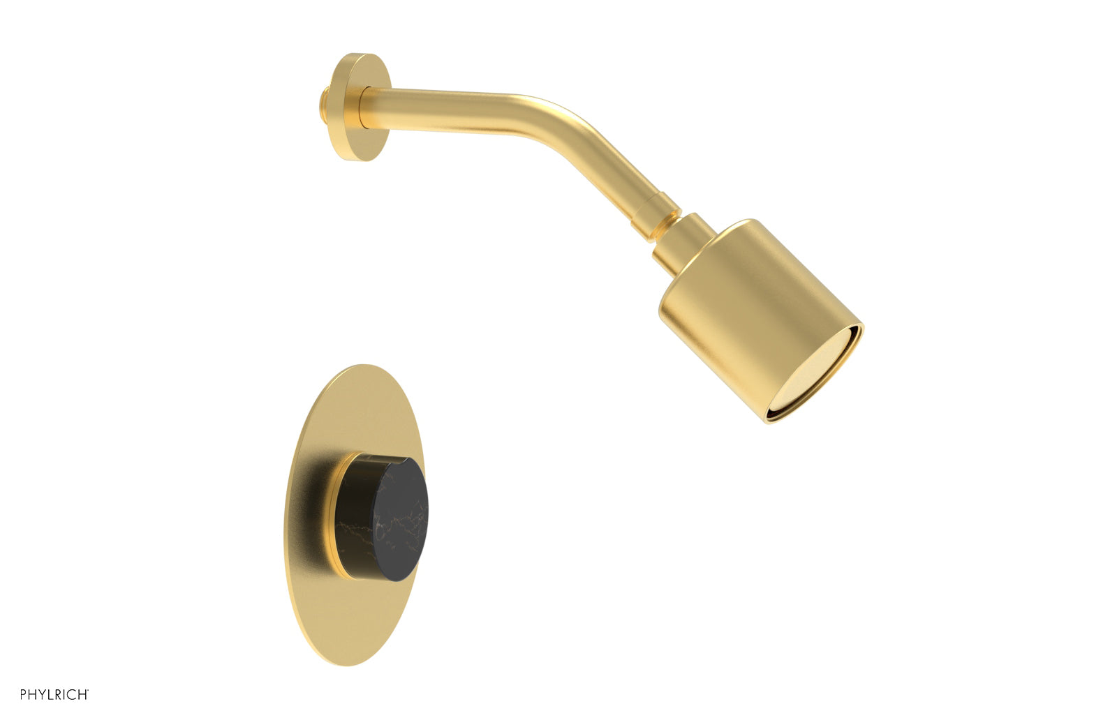 CIRC - Pressure Balance Shower Set - Black Marble Handle 250-23