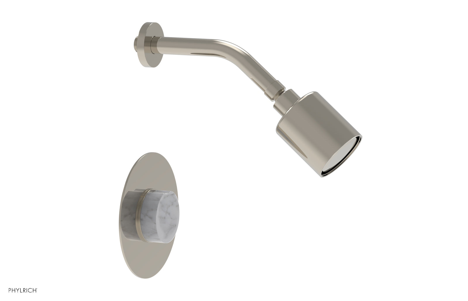 CIRC - Pressure Balance Shower Set - White Marble Handle 250-23