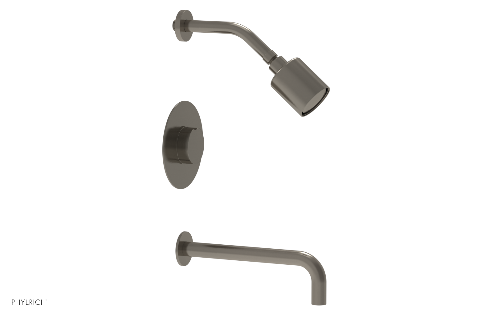 CIRC 10" Pressure Balance Tub and Shower Set - Round Handle 250-26-10
