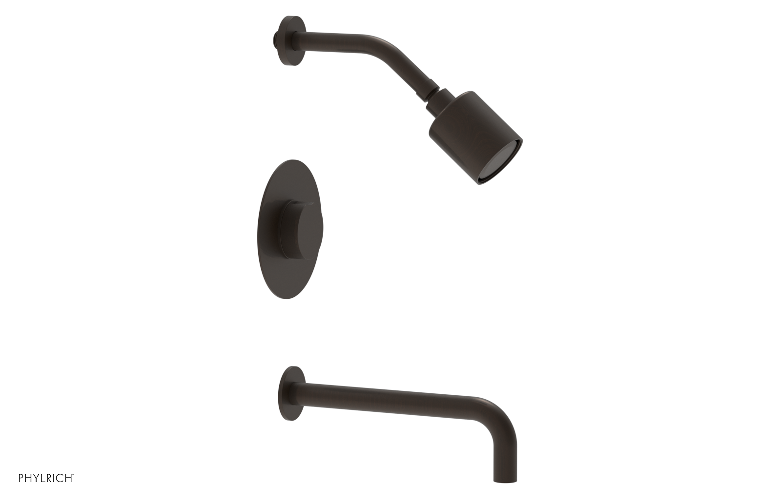 CIRC 10" Pressure Balance Tub and Shower Set - Round Handle 250-26-10