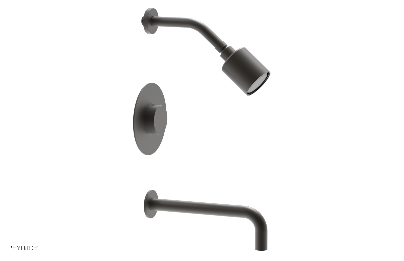 CIRC 10" Pressure Balance Tub and Shower Set - Round Handle 250-26-10