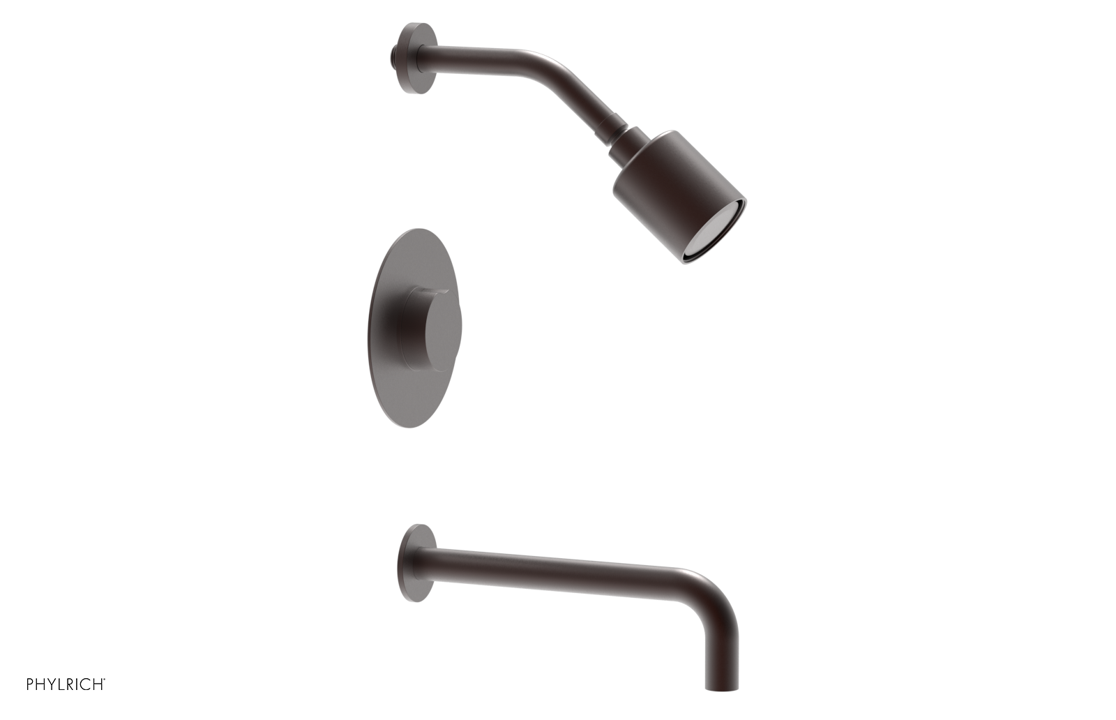 CIRC 10" Pressure Balance Tub and Shower Set - Round Handle 250-26-10