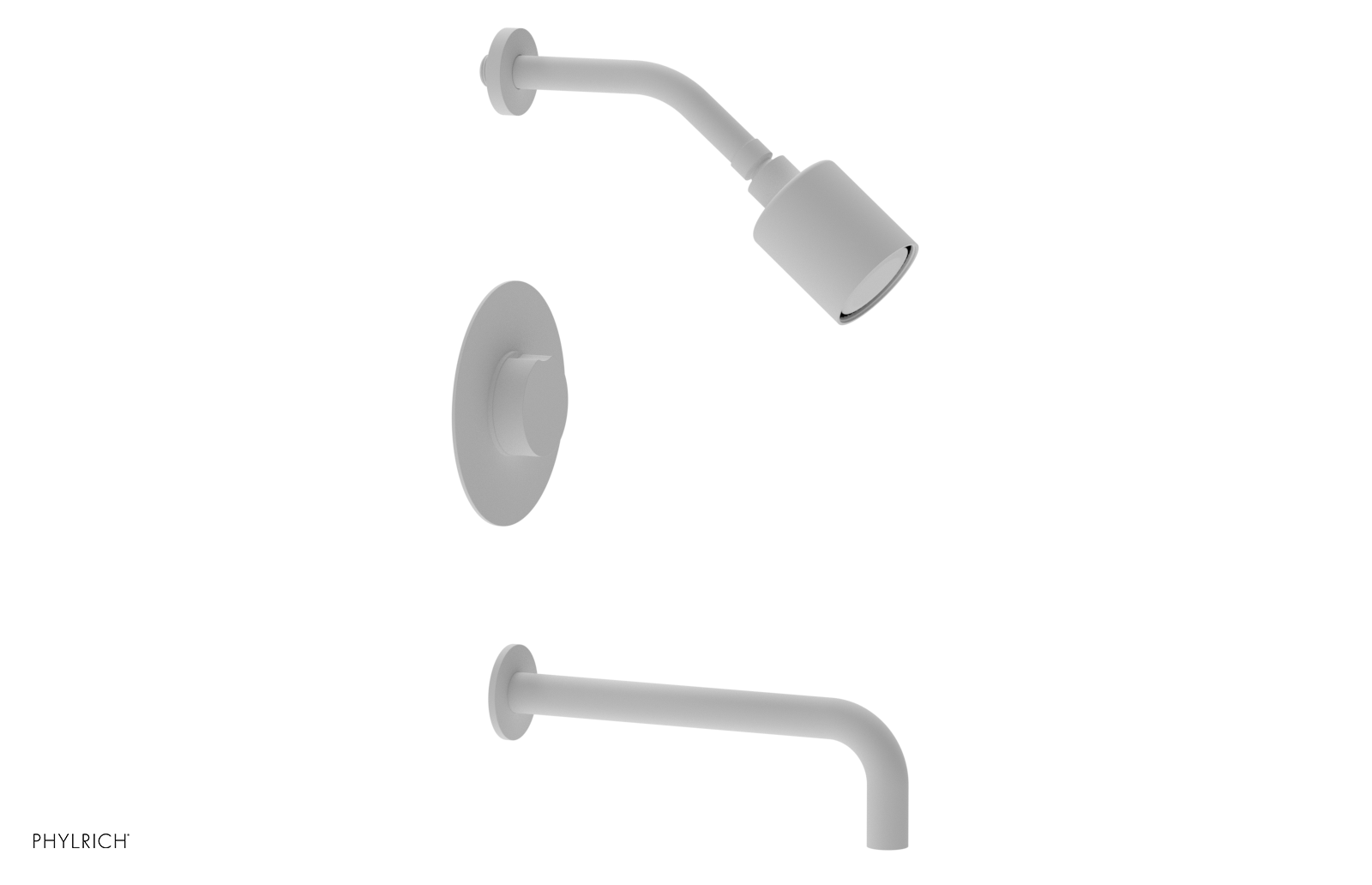 CIRC 10" Pressure Balance Tub and Shower Set - Round Handle 250-26-10