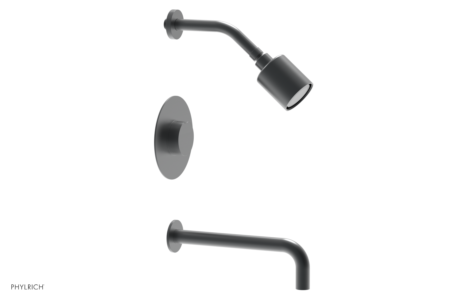 CIRC 10" Pressure Balance Tub and Shower Set - Round Handle 250-26-10