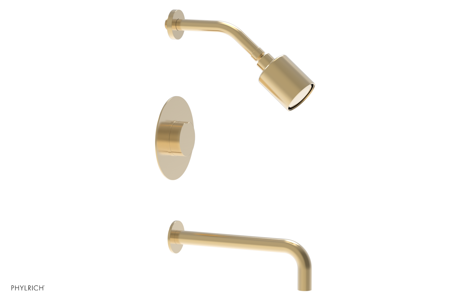 CIRC 10" Pressure Balance Tub and Shower Set - Round Handle 250-26-10