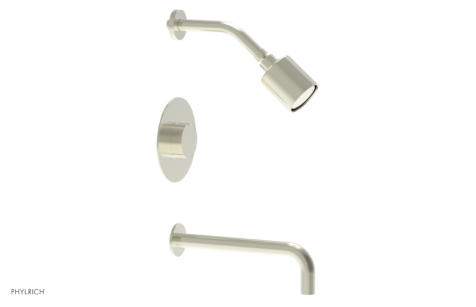 CIRC 10" Pressure Balance Tub and Shower Set - Round Handle 250-26-10
