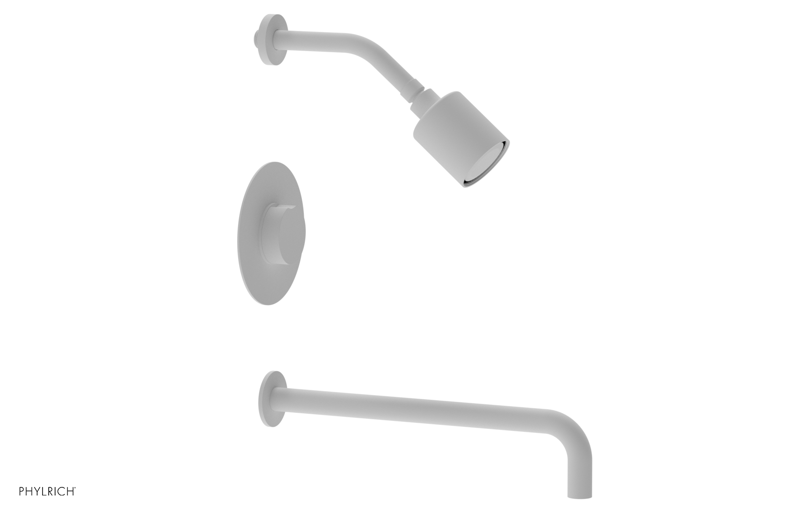 CIRC 14" Pressure Balance Tub and Shower Set - Round Handle 250-26-14