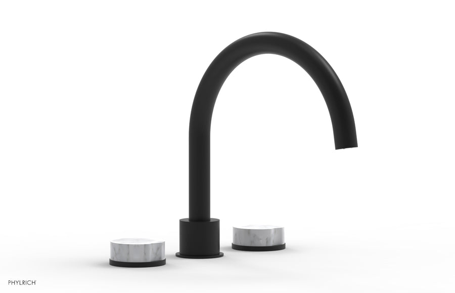 CIRC - Deck Tub Set - High Spout Marble Handles 250-42