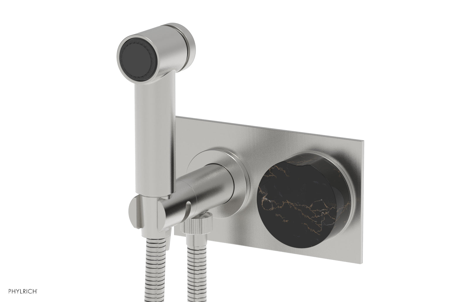 CIRC - Wall Mounted Bidet, Marble Handle 250-66