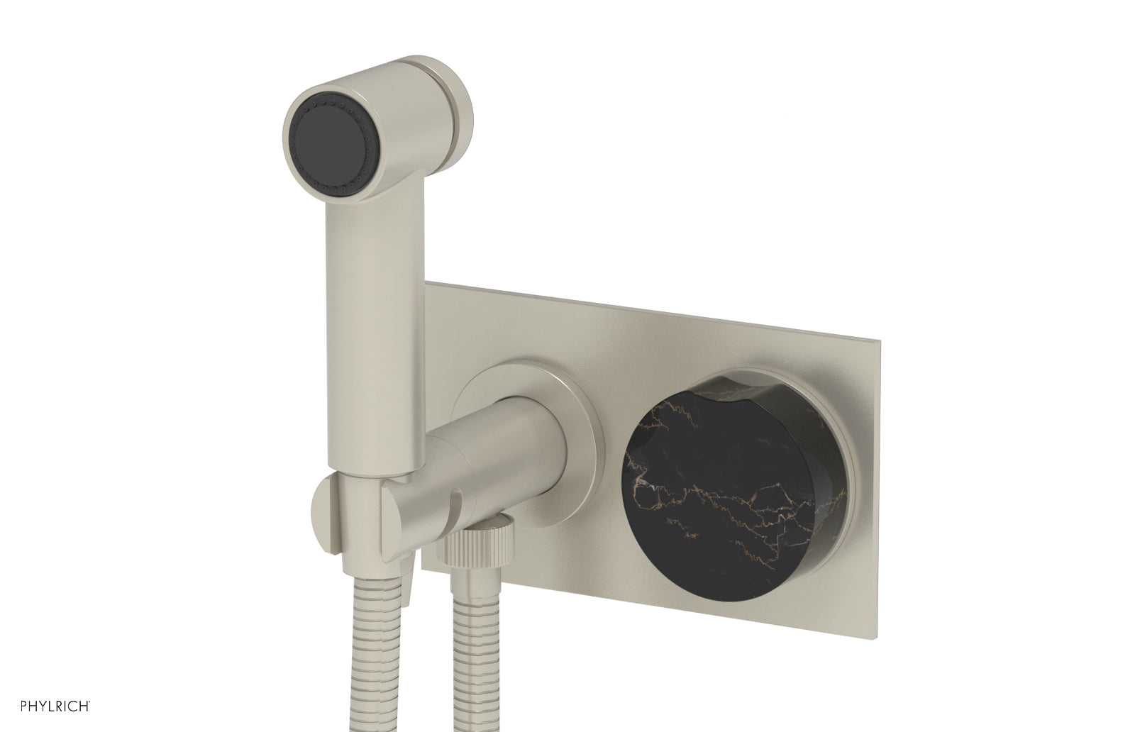 CIRC - Wall Mounted Bidet, Marble Handle 250-66