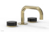 CIRC - Widespread Faucet - Low Spout, Marble Handles 250L-03