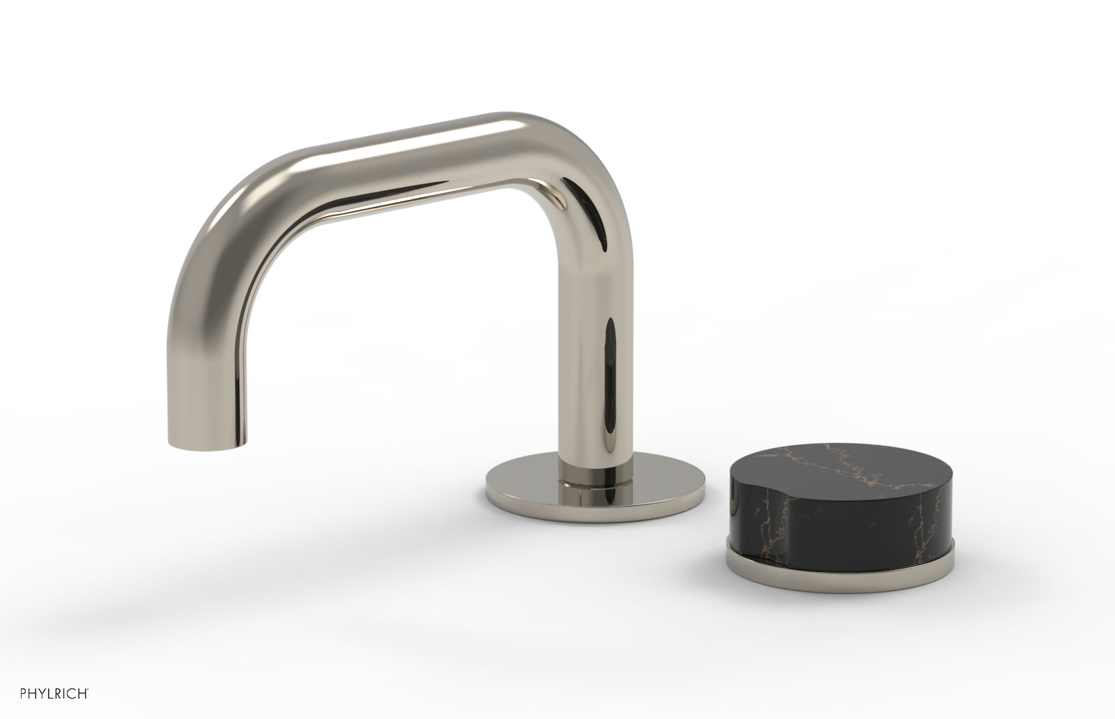 CIRC - Single Handle Faucet - Low Spout, Marble Handle 250L-06