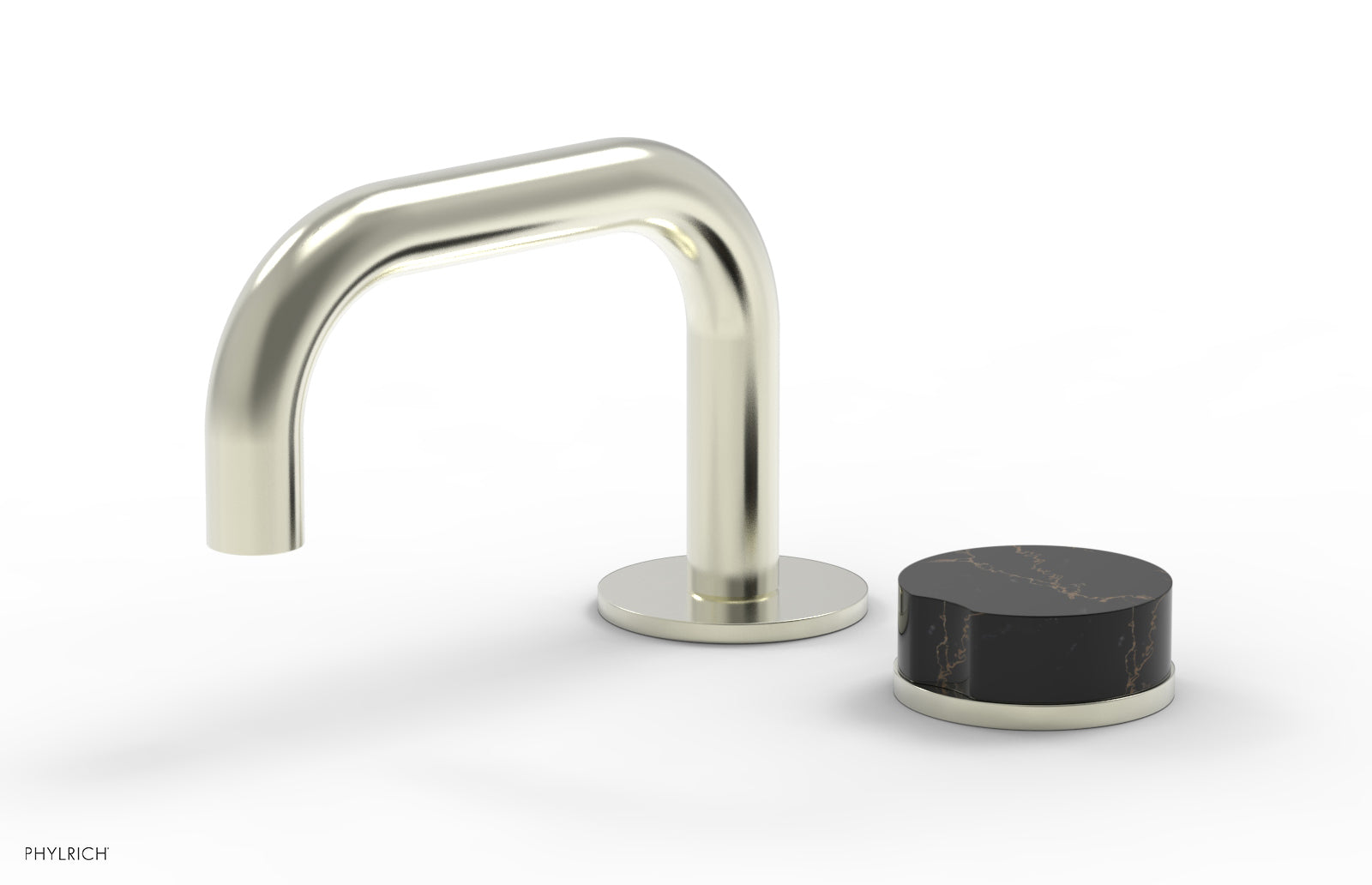 CIRC - Single Handle Faucet - Low Spout, Marble Handle 250L-06