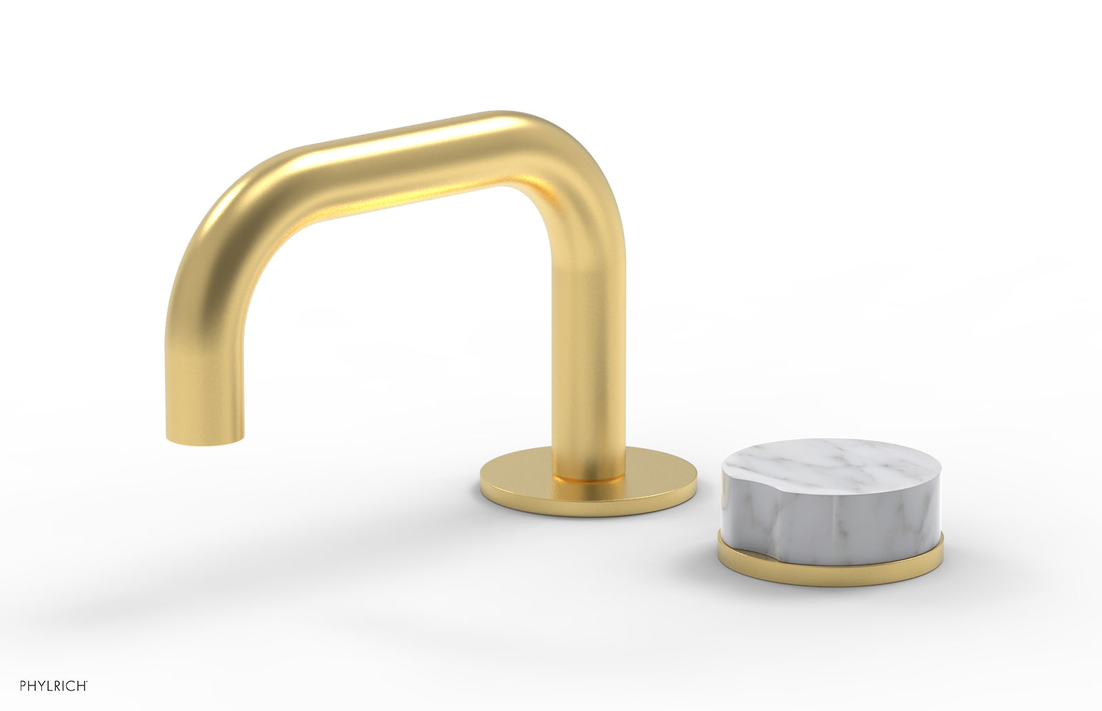 CIRC - Single Handle Faucet - Low Spout, Marble Handle 250L-06