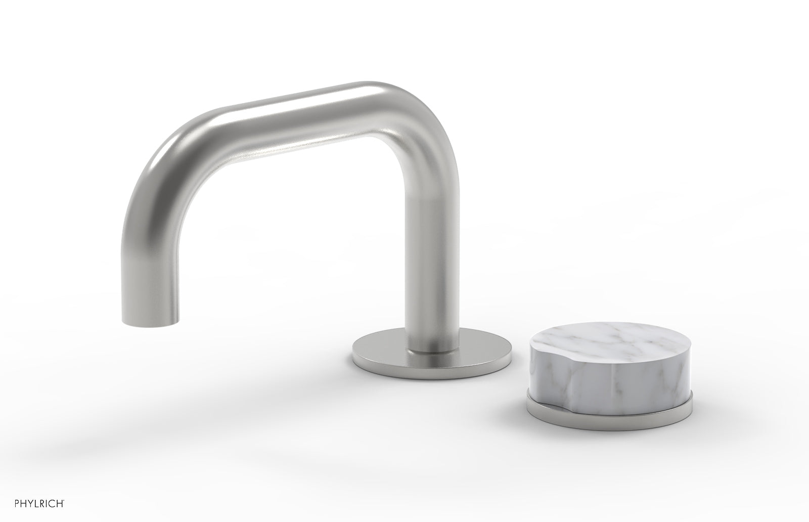 CIRC - Single Handle Faucet - Low Spout, Marble Handle 250L-06