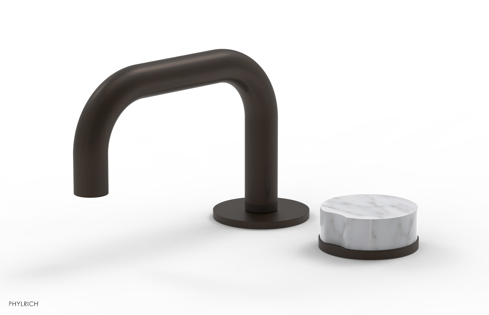 CIRC - Single Handle Faucet - Low Spout, Marble Handle 250L-06