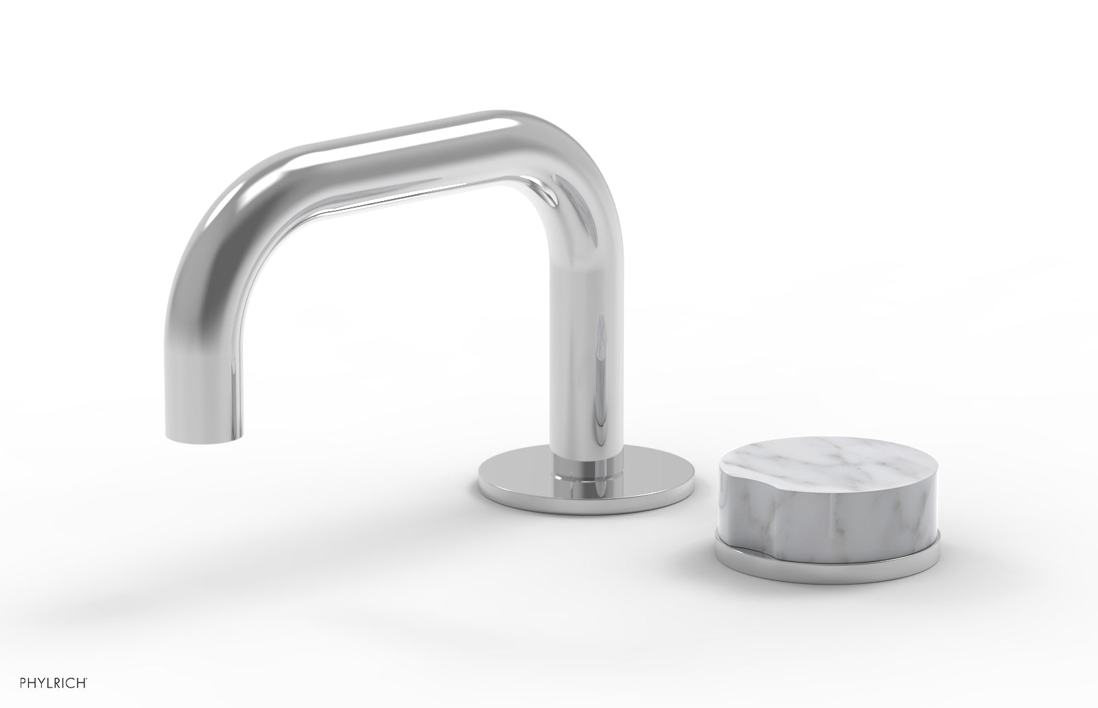 CIRC - Single Handle Faucet - Low Spout, Marble Handle 250L-06