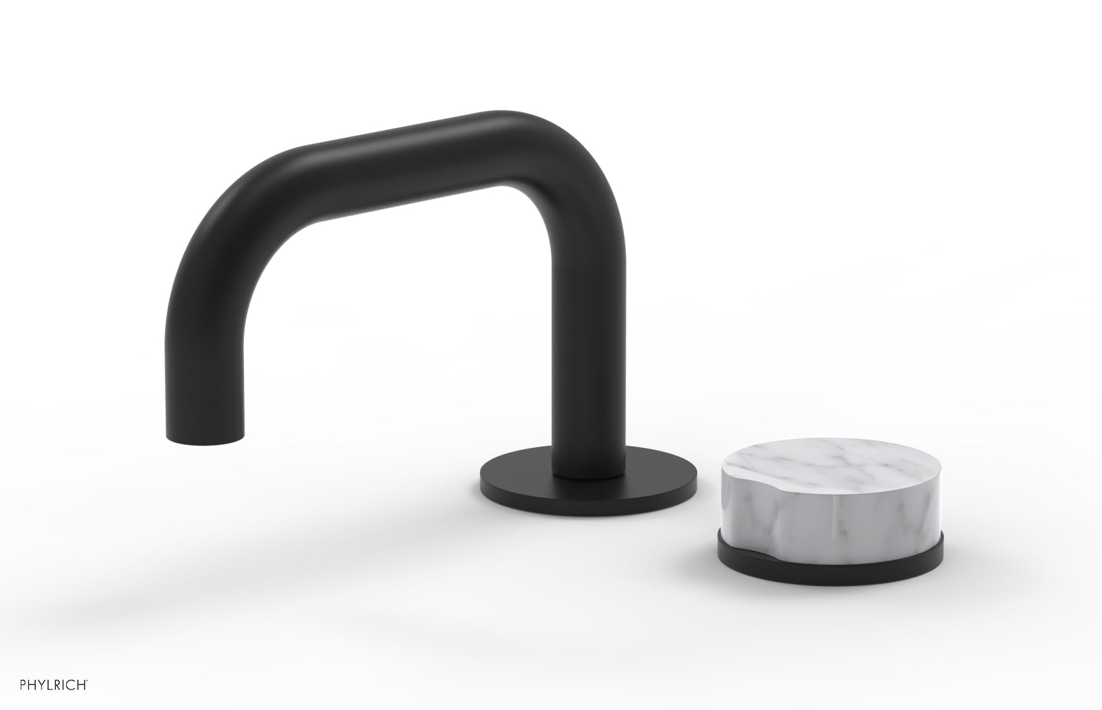 CIRC - Single Handle Faucet - Low Spout, Marble Handle 250L-06