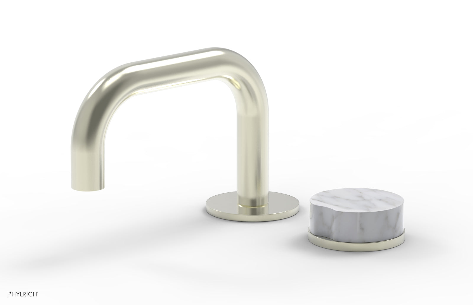 CIRC - Single Handle Faucet - Low Spout, Marble Handle 250L-06