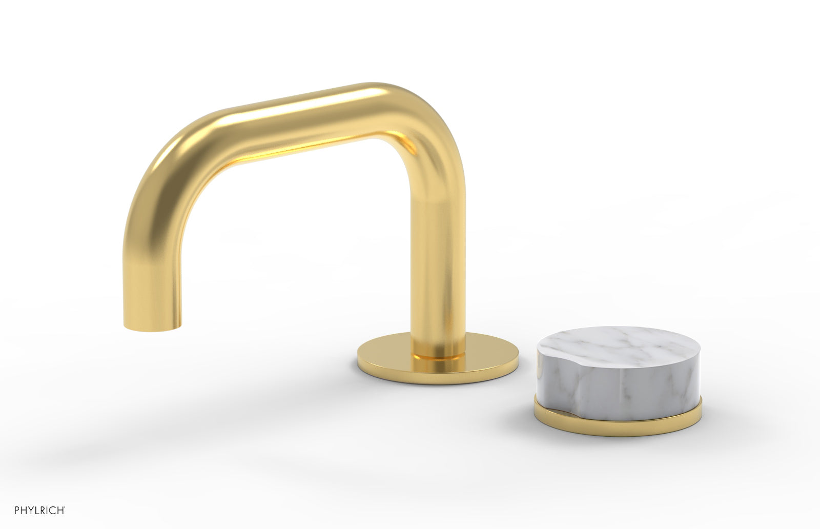 CIRC - Single Handle Faucet - Low Spout, Marble Handle 250L-06